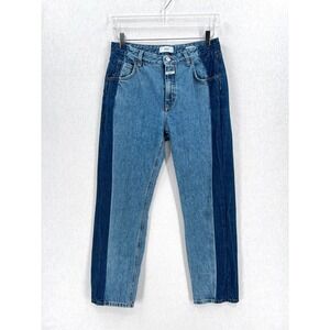 CLOSED Denim Heartbreaker Jeans Womens 28 Blue Slim Straight Mid Rise Ankle